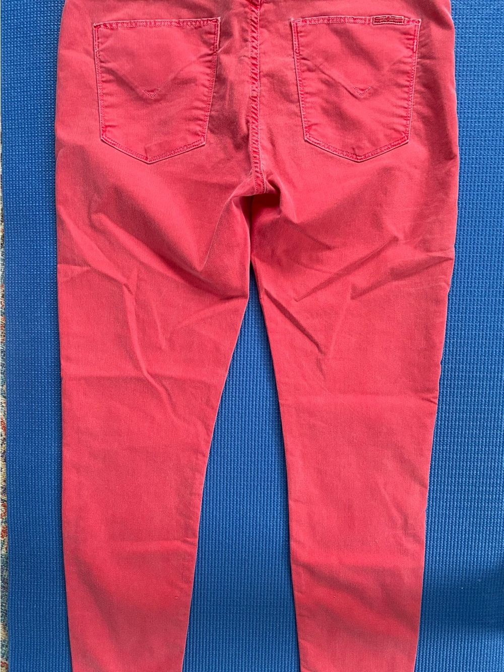 Hudson Jeans Women’s Coral-Red Skinny Jeans